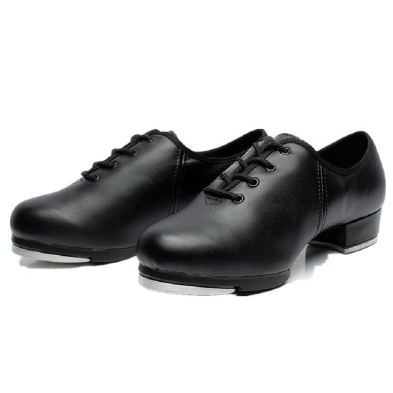 BeiBestCoat Dance Womens Tap Shoes Dancing Shoes for Women,Ladies,Girls, Black (7.5 w) - Image 2